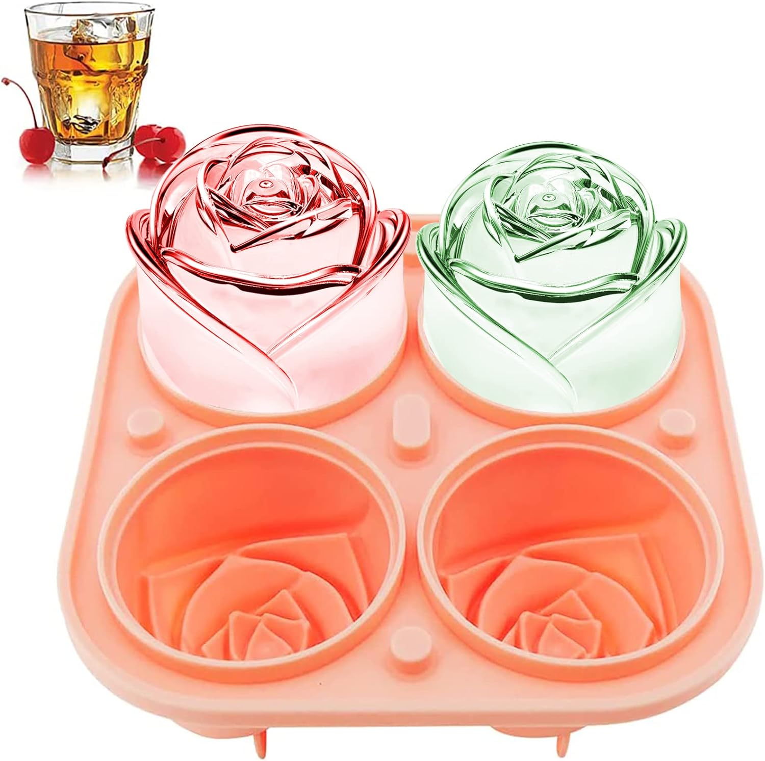 rose silicone ice molds